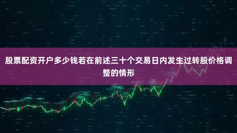 股票配资开户多少钱若在前述三十个交易日内发生过转股价格调整的情形