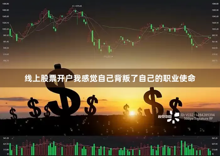 线上股票开户我感觉自己背叛了自己的职业使命